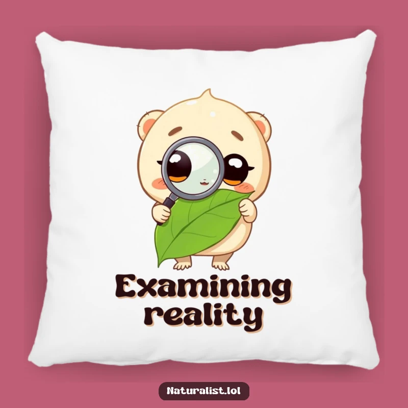 Funny Creature Magnifying Glass Pillow: Comfort Meets Curiosity