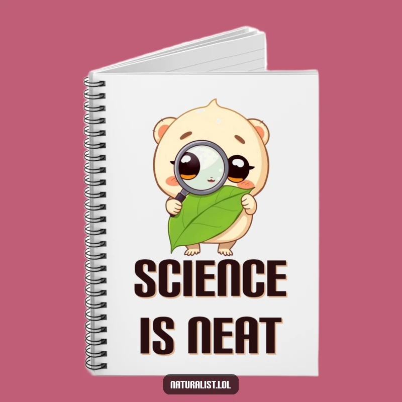 Funny Creature Magnifying Glass Notebook: Document Your Discoveries